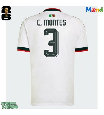 Mexico Cesar Montes #3 Replika Udebanetrøje VM 2026 Kortærmet